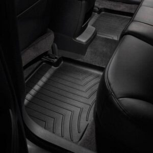 Задние коврики Infiniti Q70 2011-19 Long с бортом, черные WeatherTech 443043