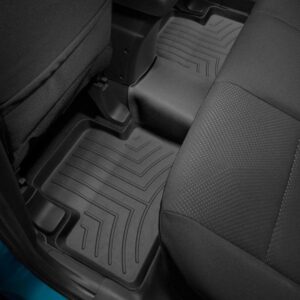 Задние коврики Mitsubishi ASX 2011- с бортом, черные WeatherTech 441623