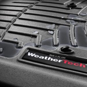 Задние коврики Nissan Navara 2015- с бортом, черные WeatherTech 449932