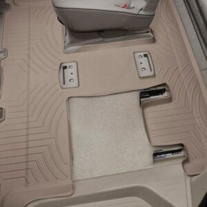 Задние коврики Nissan Quest 2011-17 с бортом, 2-3 ряд, бежевые WeatherTech 453662