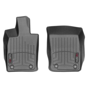 Передние коврики Porsche Panamera 2017-19 с бортом, черные WeatherTech 4411801