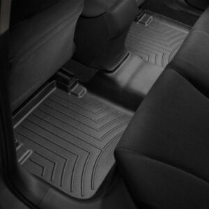 Задние коврики Honda Accord 2013-17 Coupe с бортом, черные WeatherTech 444813