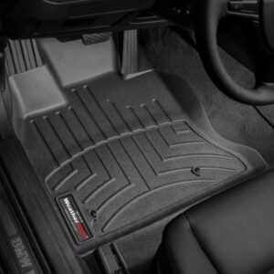 Передние коврики BMW 5 GT 2014-17 Xdrive с бортом, черные WeatherTech 445111
