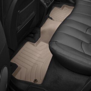 Задние коврики Land Rover Range Rover Evoque 2014-18 с бортом, бежевые WeatherTech 454043