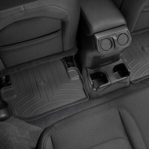 Задние коврики Jeep Wrangler 2018- Unlimit с бортом, черные WeatherTech 4413133