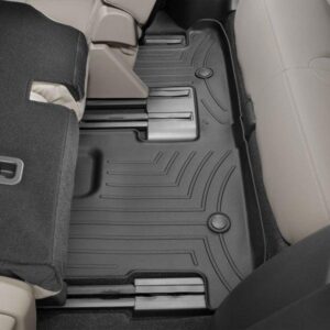 Задние коврики Mazda CX-9 2017- с бортом, черные, 3 ряд WeatherTech 449723
