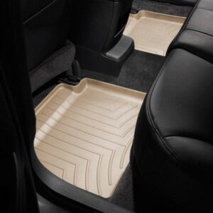 Задние коврики Mercedes GLE Coupe C167 2019- с бортом, бежевые WeatherTech 4515334