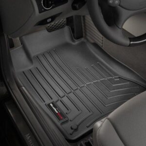 Передние коврики Mercedes E211 2003-09 4Matic с бортом, черные WeatherTech 440881