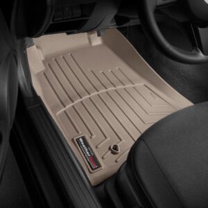 Передние коврики Mazda MX-5 2006-15 с бортом, бежевые WeatherTech 452621