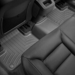 Задние коврики Renault Kadjar 2015-18 с бортом, черные WeatherTech 449862