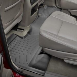 Задние коврики Peugeot 3008 2018- с бортом, черные WeatherTech 4412543