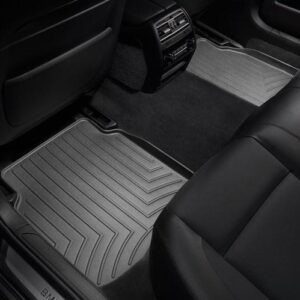 Задние коврики BMW 7 2008-14 Long с бортом, черные WeatherTech 442423