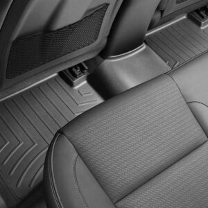 Задние коврики Hyundai Kona 2017- с бортом, черные WeatherTech 4413762