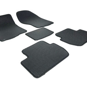 EVA коврики Mitsubishi Outlander (XL)/Peugeot 4007 (2006-2012) чёрные, 5шт (митсубиси аутлендер)