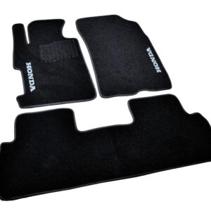Ворсовые коврики Honda Civic (2006-2011) SD 4D /Чёрные, кт. 3шт BLCCR1201