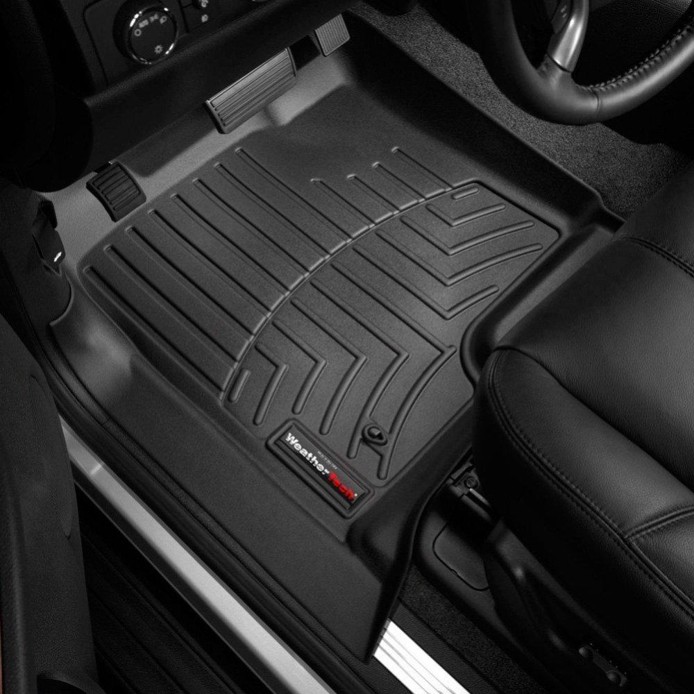 Передние коврики Cadillac Escalade 2007- с бортом черные 440661 WeatherTech Кадиллак Эскалейд — изображение 2