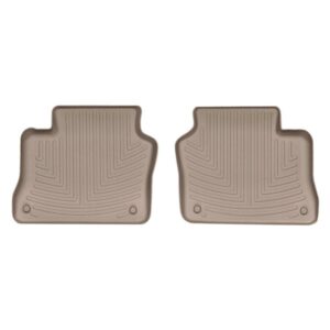 Задние коврики Porsche Panamera 2010-15 с бортом бежевые 452572 WeatherTech