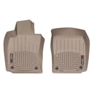 Передние коврики Porsche Panamera 2010-15 с бортом бежевые 452571 WeatherTech