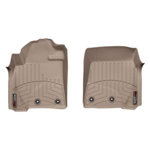 Передние коврики Toyota Land Cruiser 200 2012- LX 570 с бортом бежевые 454231 WeatherTech