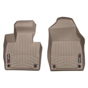 Передние коврики Volvo XC90 2016- с бортом бежевые. 458281 WeatherTech