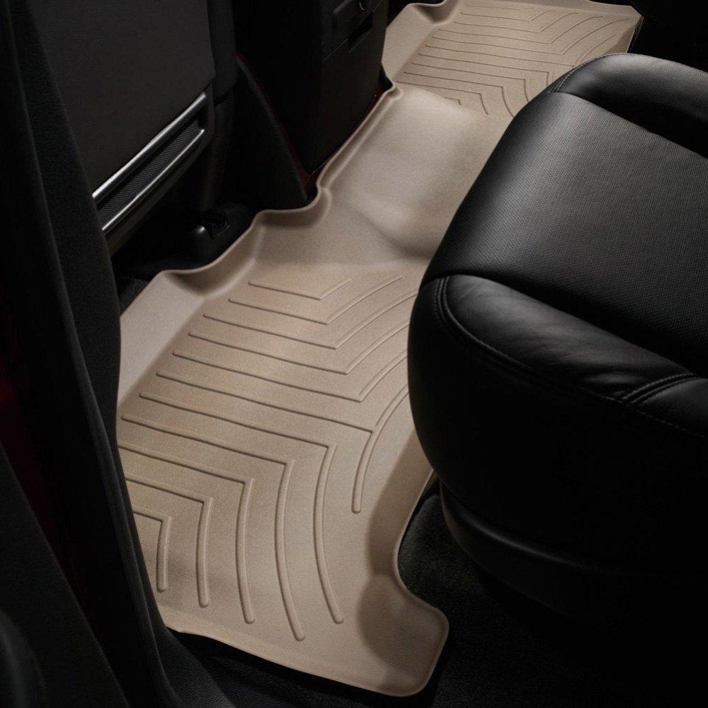 Задние коврики Cadillac Escalade 2007-с бортом бежевые 450666 WeatherTech Кадиллак Эскалейд — изображение 2