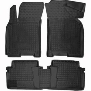 Полиуретановые коврики Daewoo Gentra 2013- черный, кт - 4шт 11452 Avto-Gumm